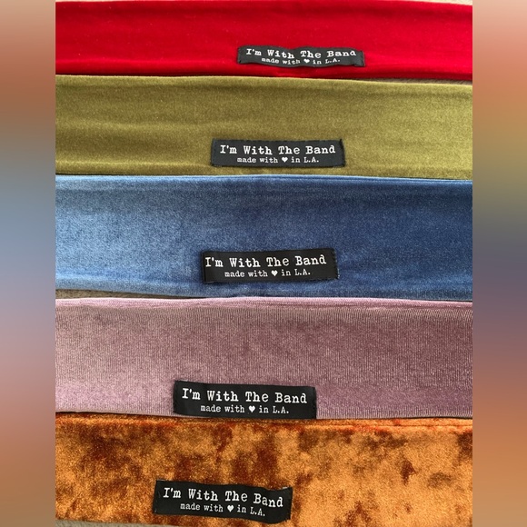 Set of 5 I’m With The Band Scarf Ties - Picture 2 of 4